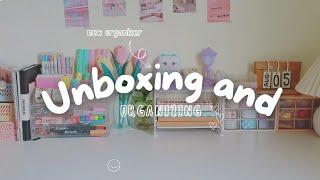 Desk organizer unboxing + set up | Tushu art & craft