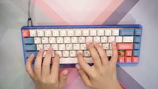 Filmed + Lubed Gateron Reds + TADA68 + Fake Bento Keycaps