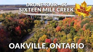  Spectacular Fall Colors at Sixteen Mile Creek, Oakville | 4K Drone Views! 