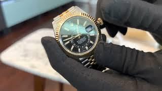 FAKE!!! Rolex Sky Dweller Vs Real