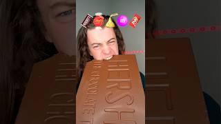 Chocolate Emojis ASMR!?#shorts