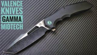 Valence Knives Gamma Midtech Knife Consult -- Elegance and Badassery