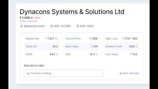 Dynacons Systems & Solutions Ltd