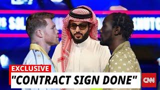 "$600 Million CONTRACT SIGN DONE" Terence Crawford vs Canelo Alvarez