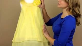 My Girl Dress.com | Dress Review: Elegant Chiffon Double Layer Flower Girl Dress