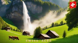 Most picturesque waterfall of Switzerland, a hidden gem Stäubifall in Uri