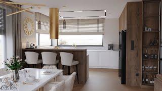 Projekt wnętrza domu (house interior design kitchen, living room, bathrooms) #25 - Czajka Design