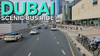 9am Dubai UAE "Scenic Bus Ride": Dubai Silicon Oasis to Al Karama Bus Station (3.28.24: 4K-UHD)