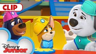 Disney Junior Pupstruction Sneak Peek! | Built To Build | NEW Show | @disneyjr