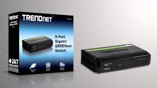 TRENDnet 5-Port Gigabit GREENnet Switch TEG-S5g