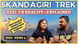 SKANDAGIRI TREKKING Reality & Review  | Must needed details discussed ️