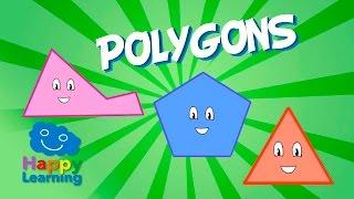 Polygons | Educational Video for Kids