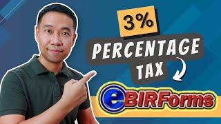 How to File Percentage Tax 2551Q using eBIR Forms | PAANO MAG FILE NG PERCETAGE TAX ONLINE