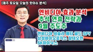 [김종철 오늘의 핫이슈 분석] 엔비디아 효과 분석! 추석 연휴 전략과 9월 주도주