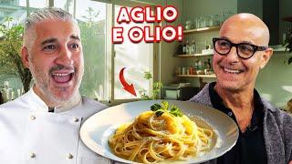 Vincenzo’s Plate Reacts to Stanley Tucci’s Spaghetti Aglio e Olio