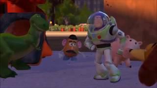 Toy story 2 the Toys cross the road