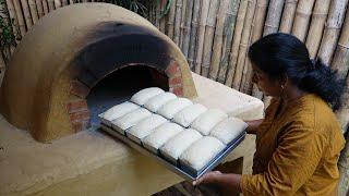 Village Bread Recipe  She is baking Milk Breads in a Traditional Wood Fired Oven in my Village