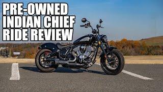 Pre-Owned 2022 Indian Chief Bobber Ride Review : It Ain't A Harley But It's Available