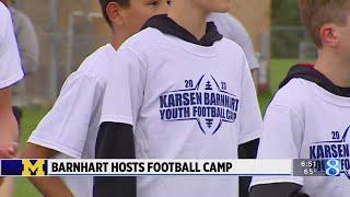 U-M's Karsen Barnhart hosts football camp