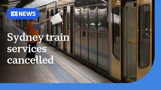 More than 350 Sydney train services cancelled, commuters urged to plan ahead | ABC NEWS