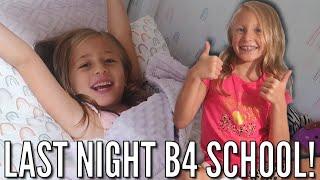 The Last Night before School Officially Starts! | Preparing for the First Day of School