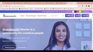How Student can login & access course component in Gyansarathi | #elearning #gyansarthi