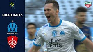 OLYMPIQUE DE MARSEILLE - STADE BRESTOIS 29 (3 - 1) - Highlights - (OM - SB29) / 2020-2021