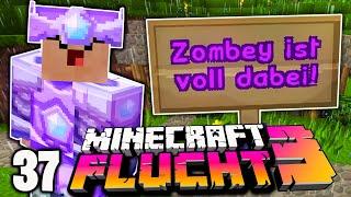 Zombey bekommt sein EIGENES Haus in Minecraft Flucht!  Minecraft: Flucht 3 #37