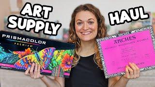 A Giant Art Supply Haul & Adventure to an Art Store!