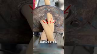 꽈배기처럼 휘어지는 나무