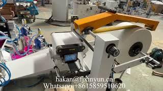 Automatic two colors napkin tissue paper L folding machine