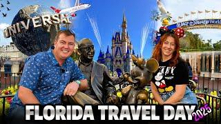 FLORIDA TRAVEL DAY 2025! Virgin Atlantic to Orlando DISNEY WORLD & UNIVERSAL! ️ 