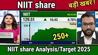 NIIT share latest news,niit share analysis,niit ltd share price target 2025/niit share news today,