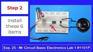 Lesson 29 - Experiment 25 "Build a Code Oscillator Circuit"