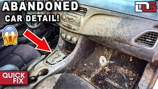 Cleaning an ABANDONED Repo Car Bought at Auction! | Quick Fix