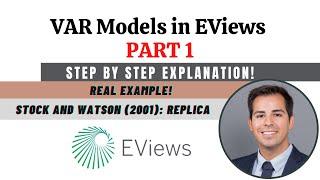 How to estimate and interpret VAR models in Eviews - Vector Autoregression model