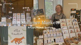 Summer Markets & Overwhelm | Artist Mama Diaries  | Studio Vlog