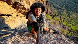 Hiking the TERRIFYING Cable Scrambles of Picacho Peak | Tucson, Arizona