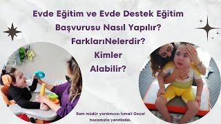 evde eğitim ve evde destek eğitim nasıl alınır