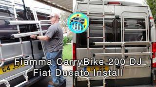 Fitting a Fiamma Carry Bike 200 DJ on a Fiat Ducato Campervan