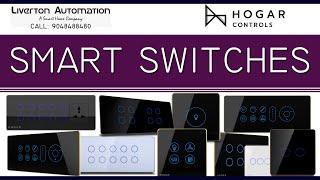 Hogar Smart Switches | Home Automation Touch Panel | Hogar | Liverton, Kochi, Kerala.