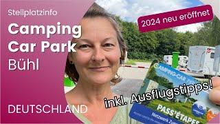 Erster CAMPING CAR PARK Wohnmobilstellplatz in Deutschland | Bühl im schönen Schwarzwald