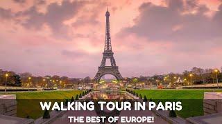 [4K] WALKING TOUR IN PARIS