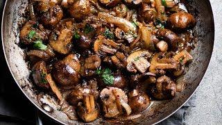 Garlic Butter Mushrooms & Onions