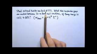 AP Physics 2: Thermal 2: Linear Thermal Expansion: Expansion Gap Problem