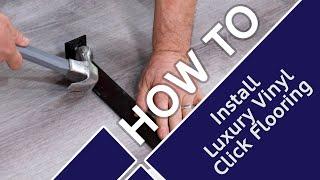 How To Install Luxury Vinyl Click Flooring - Flooring Mountain