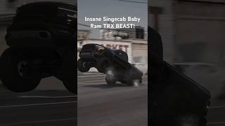 1500Hp BABY RAM TRX WHEELIE!! #trx #ram #srt #srt8 #trackhawk #dodge #1000hp #hellcat #fastcar