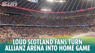 Scotland fans make Allianz Arena feel like a home game before big kick-off