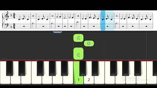 SILENT NIGHT - Piano Tutorial - Easy Version