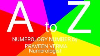 Alphabet Number IN Numerology | PRAVEEN KUMAR ASTRO SCIENCE | NUMEROLOGY